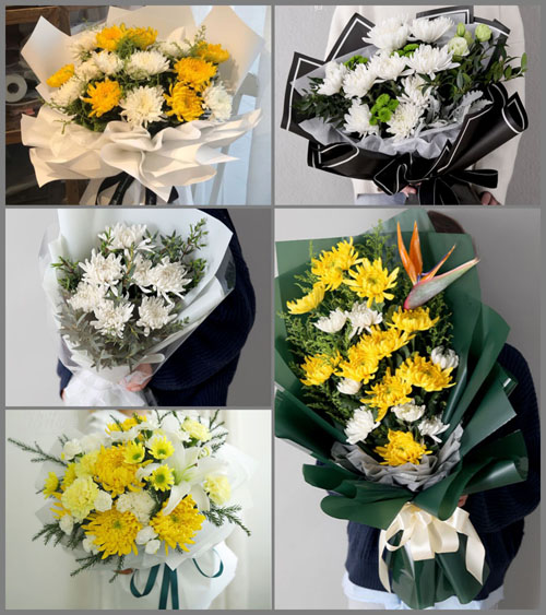 贵州毕节市金沙县岩孔镇云岩社区白事花束代送